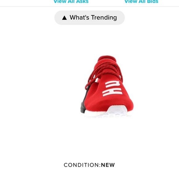 Adidas Pharrell Williams NMD HU “Scarlet” - Picture 6 of 7